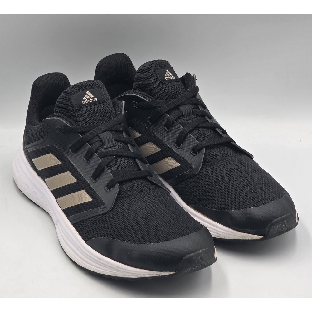 adidas Galaxy 5 Running Shoes GX4979 Black Champagne Women's 9.5